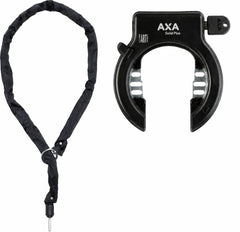 AXA Solid Ring Lock + Plug-in Chain assembled