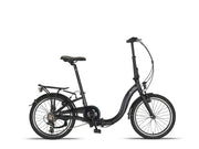 Altec Comfort Vouwfiets Mat Zwart