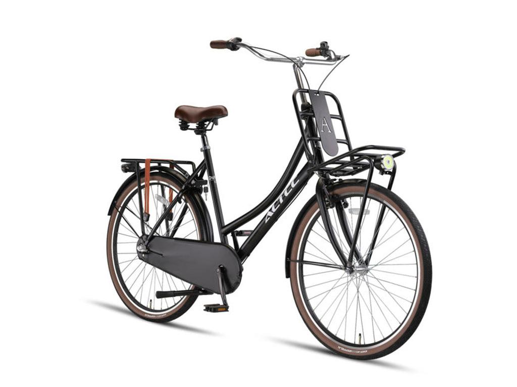 Altec Dutch Transportfiets 3v 28inch 57cm Mat Zwart