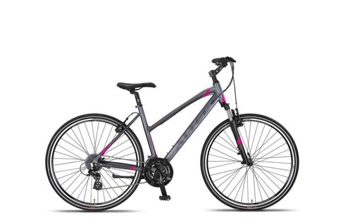 Altec Legarda Trekking V-Brakes 28 inch Anthracite/Pink