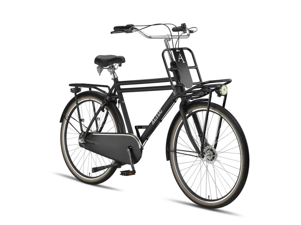 Altec Retro Transportfiets 3v 28inch 53cm Mat Zwart