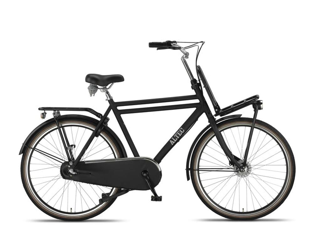 Altec Retro Transportfiets 3v 28inch 53cm Mat Zwart