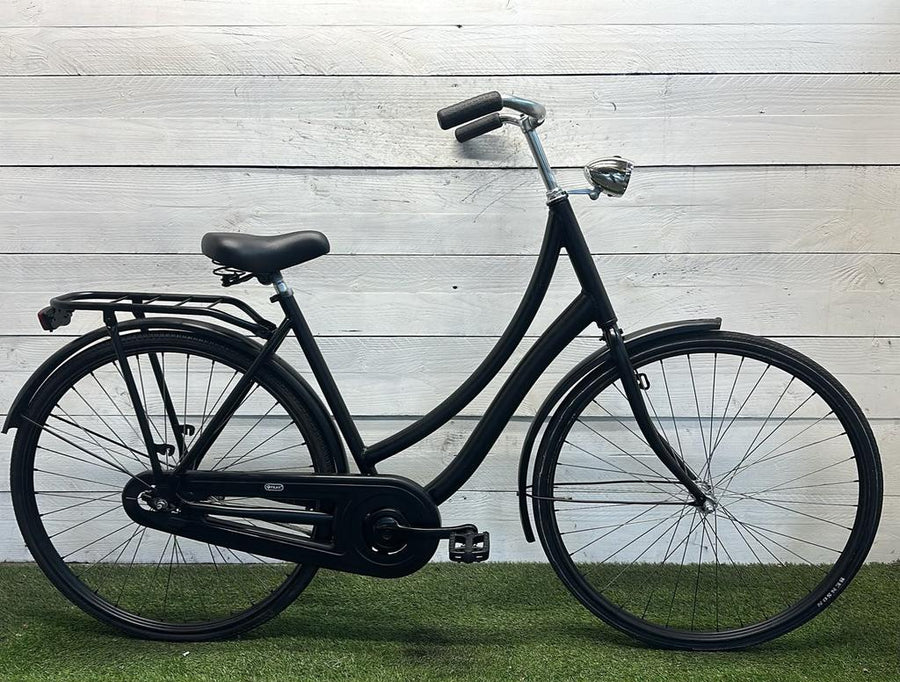 Damesfiets Zwart 53cm 28 inch