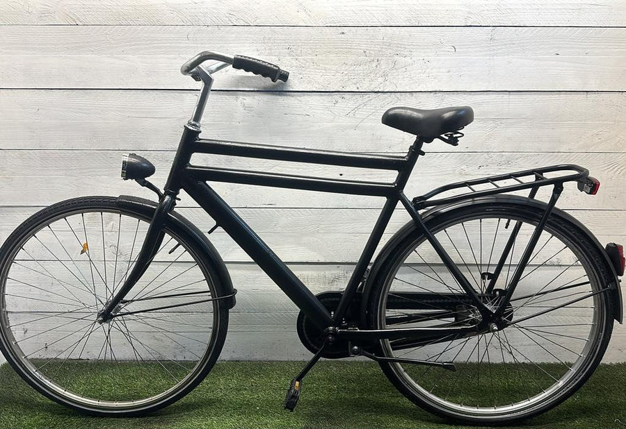 Herenfiets zwart cm61 inch28