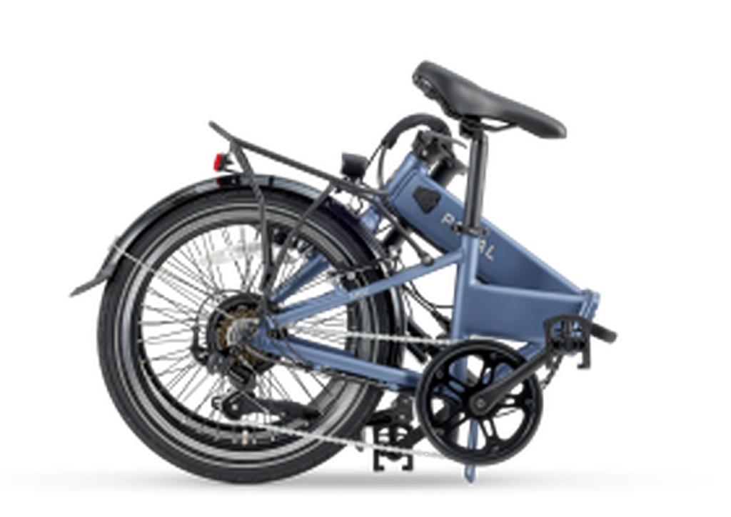 Popal E-Folt Vouwfiets 6v 20inch Mat Blauw