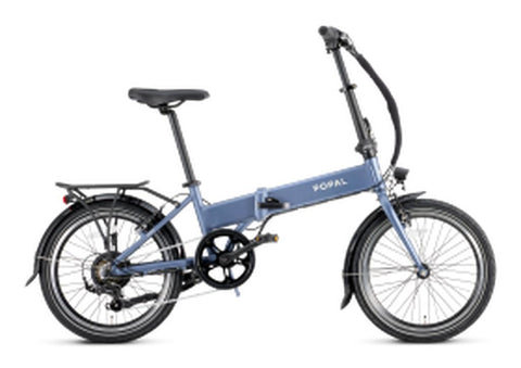 Popal E-Folt Folding Bike 6v 20inch Matt Blue 