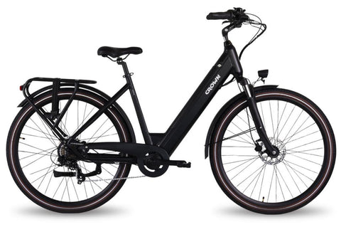 Porto E-Bike 7v 28inch 53cm Matt Black 