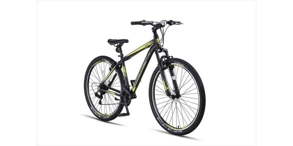 Umit 4 Motion 29 inch 46cm MTB V-Brakes Zwart-Geel